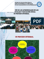 La Evaluación de Los Aprendizajes-Estudios Sociales I y Ii Ciclo 2015