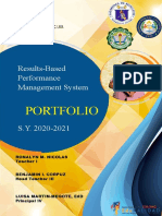 Portfolio: Results-Based Performance Management System