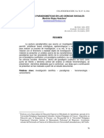 Posturas Paradigmáticas en Las Ciencias Sociales