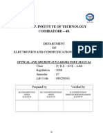 EC2405 - Microwave Experiments