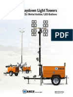 Laydown Light Towers: LED/Metal Halide/LED Balloon