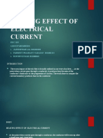 Heating Effect of Electrical Current: EEC 329 Group Members