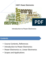 Xlecture 1 - Introduction To Power Electronics