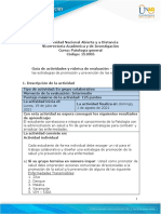 Guía de Actividades y Rúbrica de Evaluación - Fase 5 - Definir Las Estrategias de Promoción y Prevención de Las Enfermedades