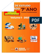 Pet 1 - 2021 - Atividades Complementares - 7º Ano Fundamental (Matemática) .