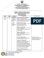 Department of Education: Weekly Home Learning Plan