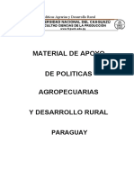 Material de Apoyo de Politicas Agropecuarias y Desarrollo Rural