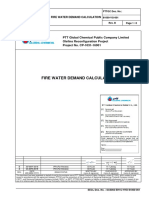 Fire Water Demand Calculation