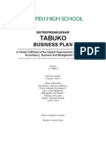 Tabuko: Business Plan