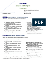 Clauses and Complex Sentences-1