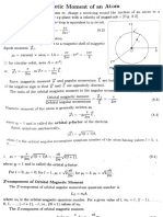 Orbital Magnetic Moment