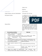 Drug Study Valproic Acid