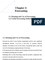 CH 3 Forecasting