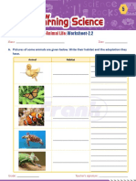 2-Animal Life:: Worksheet-2.2