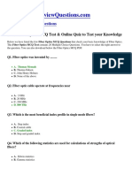 Fiber Optic MCQ Questions: Take Fiber Optics MCQ Test & Online Quiz To Test Your Knowledge