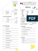 Minitests de Grammaire Feuille Dexercices 16080