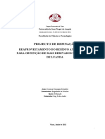 Projecto de Refinação: Reaproveitamento Do Resíduo Atmosférico para Obtenção de Mais Derivados Na Refinaria de Luanda