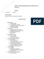 CE11 CE MATH 113A Mathematics in Modern World Trigonometry and Analytic Geometry