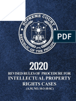 A.M. No. 10-3-10-SC Revised Rules of Procedure For Intellectual Property Rights Cases