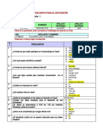 Encuesta para El Estudiante