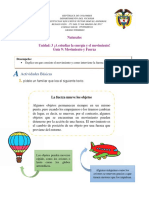 Guia 9 Naturales A Estudiar La Energia y El Movimiento PDF