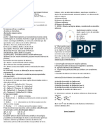 Avaliação Semanal de Química 1anos