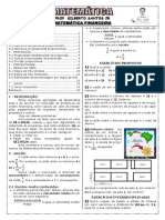 Apostila de Matemática Financeira (19 Páginas, 139 Questões, Com Gabarito)