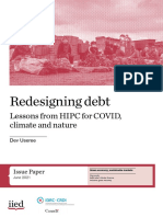 Redesigning Debt: Lessons From HIPC For COVID, Climate and Nature