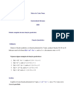 Função Quadrática - Conceitos