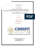 Degree of Bachelor of Business Administration (Finance and International Business) CHRIST (Deemed To Be University)