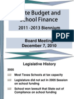 Plano ISD State Budget Cuts Forecast