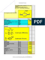 Compression Process Calculations