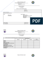 Brigada Eskwela Form 7 School Accomplishment Report