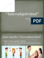 Intersubjetividad - Presentación