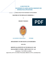 Case Study On Design and Development of A Metal Matrix Composite For Aeronautical Applications