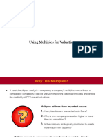 Using Multiples For Valuation