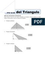 Área Del Triangulo para Quinto de Primaria