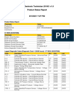 Cat Electronic Technician 2019C v1.0 Product Status Report