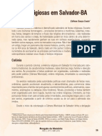 COUTO, Edilece Souza. Festas Religiosas em Salvador-Ba