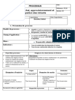 Processus Achat Et Approvisionnement