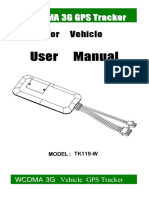 TK119W 3G GPS Tracker Manual