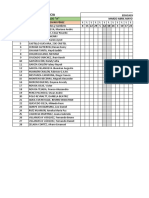 Registros de Asistencia 1° Veg.