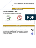 ESE Online Assessment Instructions - Agency Candidates 