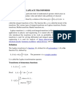 Laplace Transforms - Full