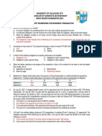 UCC MockBoardExam 2021 RFBT 100