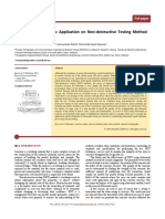 A Review of Ultrasonic Application On Non-Destructive Testing Method For Concrete Structure