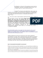 An Unsubstantiated Allegation On The Part of The Employee Cannot Stand As The Same Offends Due Process." (De Paul / King Philip Customs Tailor, Et Al