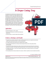 30-100 High-Torque Casing Tong: Applications