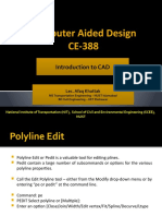 Computer Aided Design CE-388: Introduction To CAD Introduction To CAD