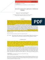 Maidiawati - R C Frame Infill Interaction Model and Its Application To Indonesian Buildings